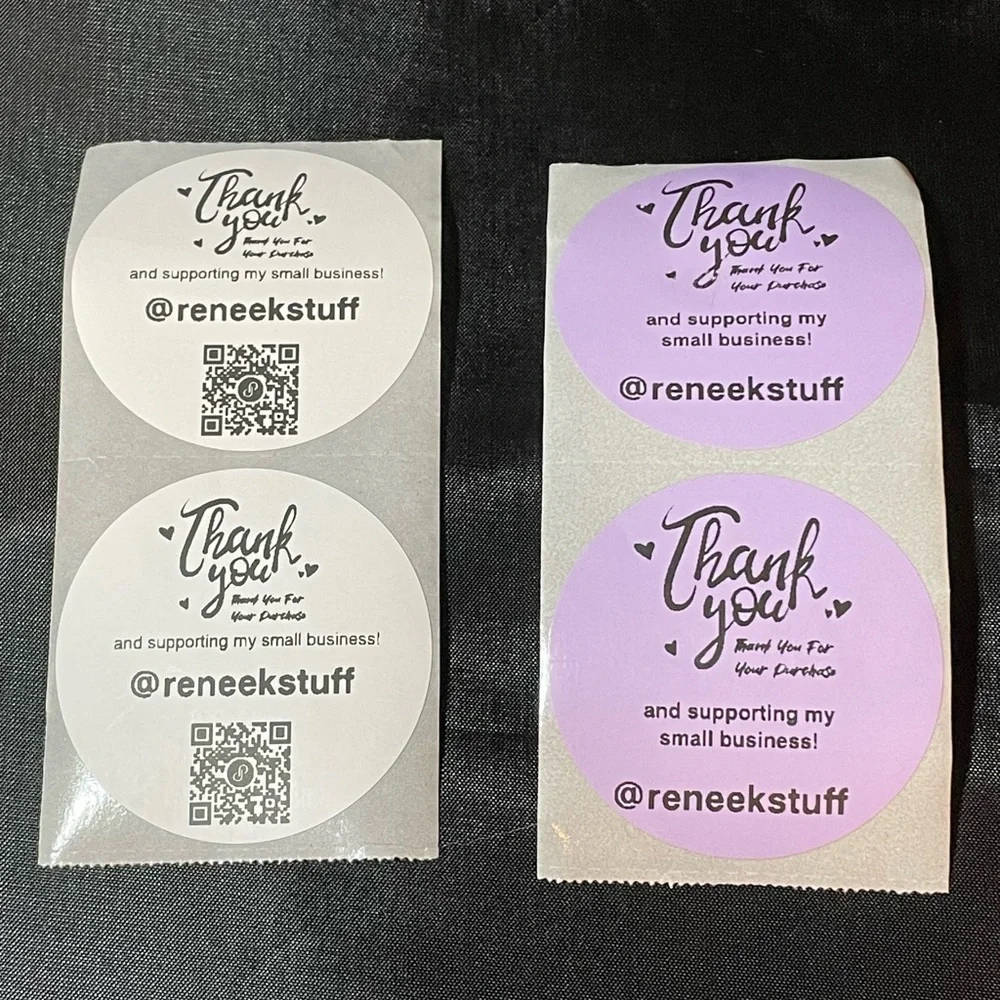 NEW 50 CUSTOM LABELS made to order with your choice of six colors. See photos.